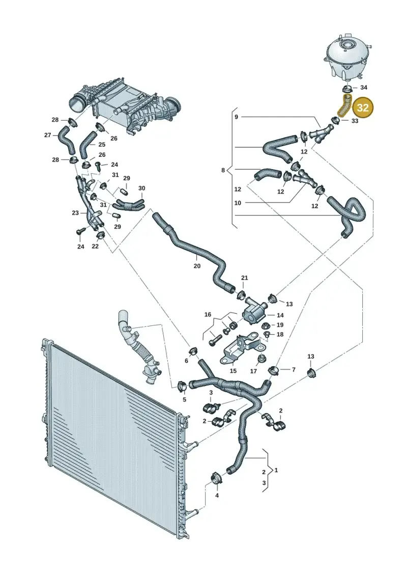 2N1121058 — Volkswagen MAN TGE 55 (2016-2021) diagram 806121401, position 32