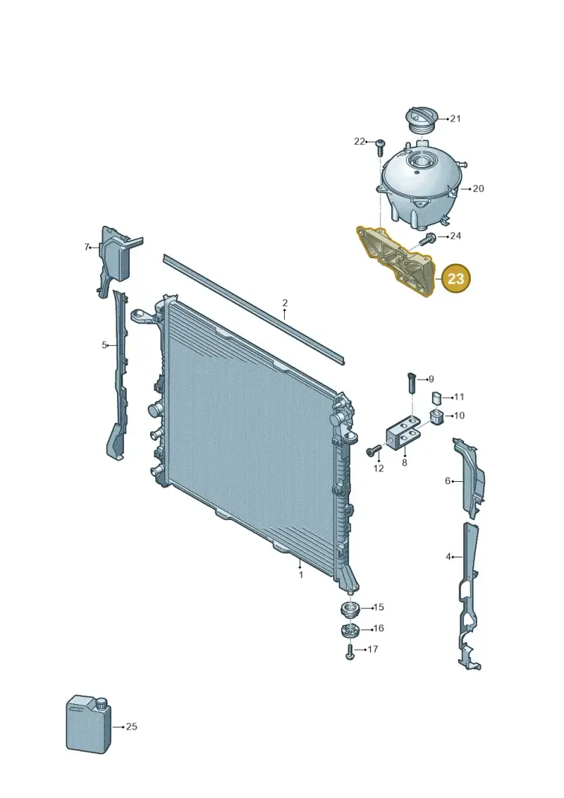 2N1121079A — Volkswagen MAN TGE 55 (2016-2021) diagram 806122020, position 23