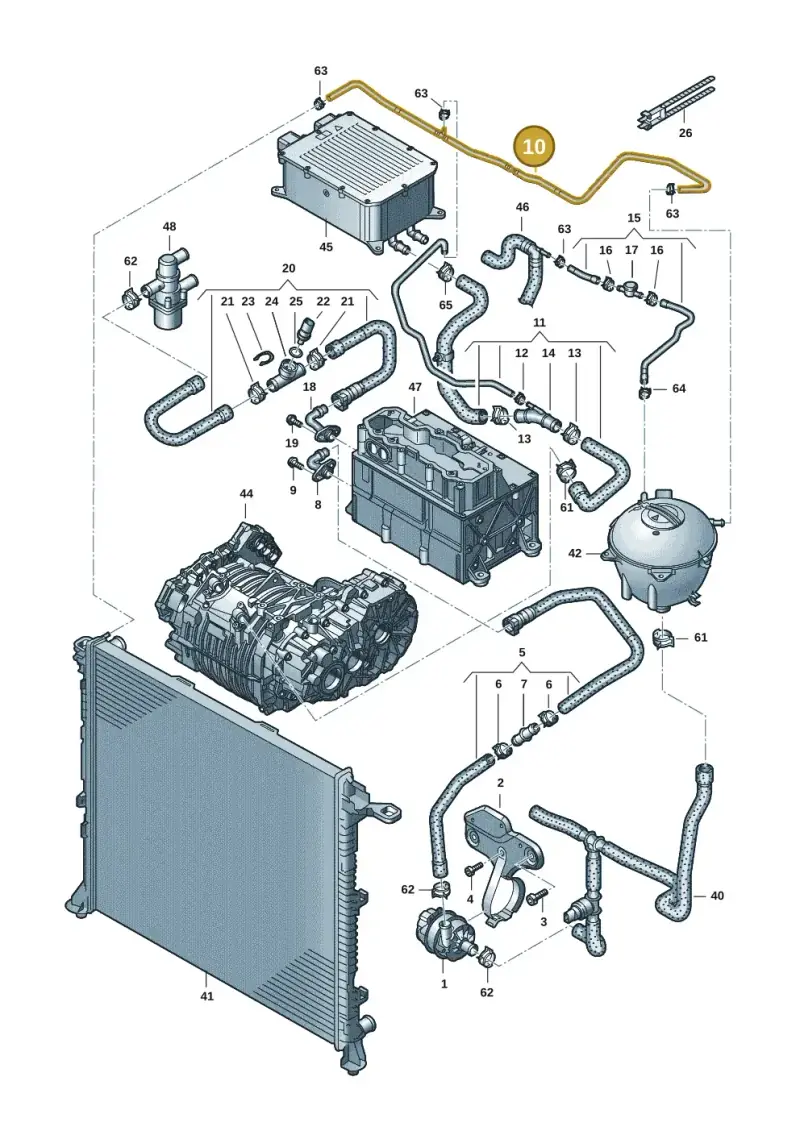 2N1121475 — Volkswagen E-Crafter 35 (2018-2024) diagram 599121001, position 10