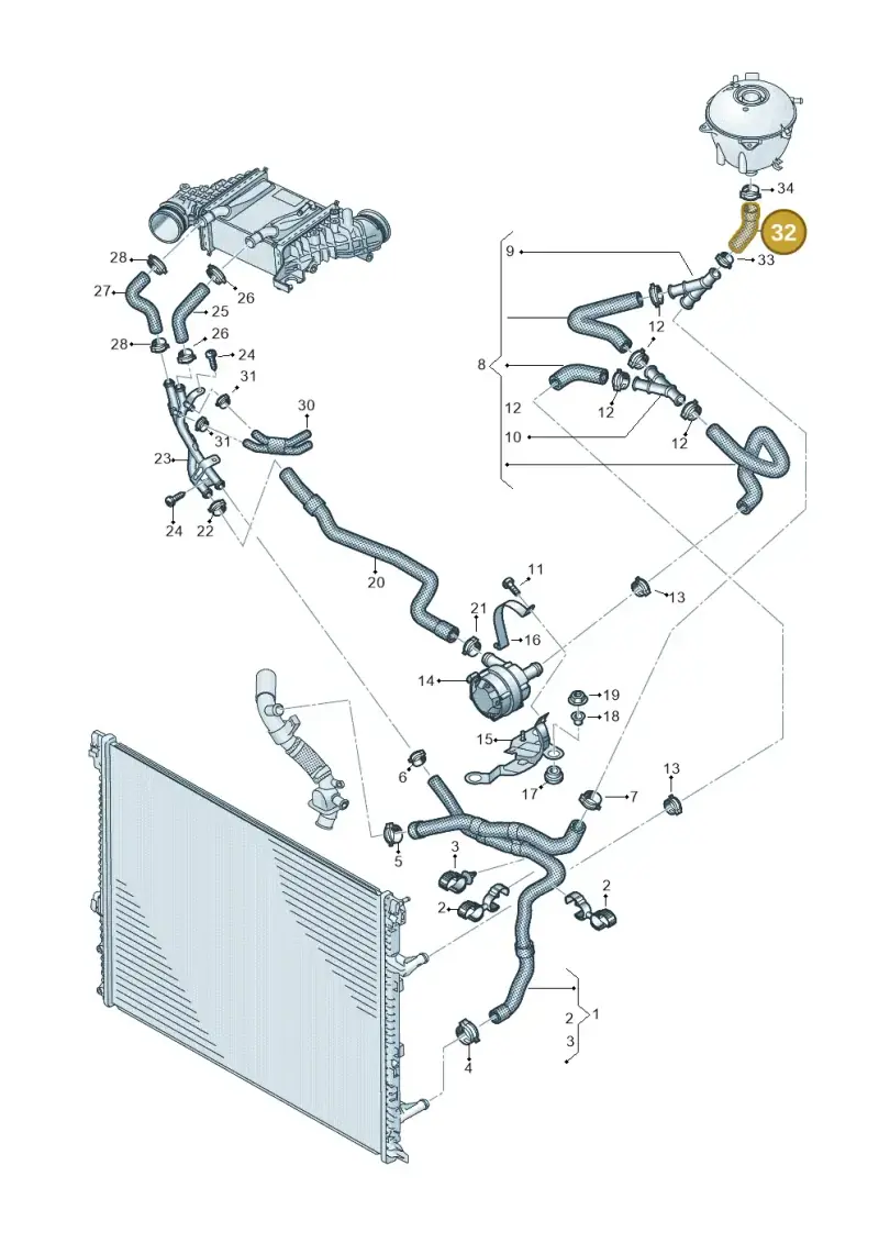 2N2121058 — Volkswagen MAN TGE 55 (2016-2021) diagram 806121501, position 32