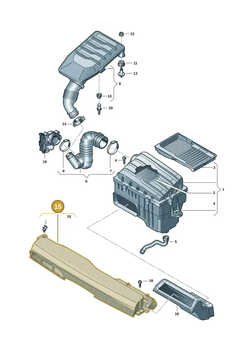 2Q0129509A — SEAT Ibiza (2017-) diagram 837129005, position 15