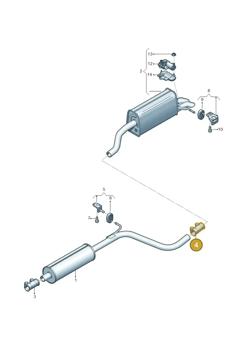 2Q0253141C — Volkswagen Taigo (2021-2024) diagram 592253840, position 4