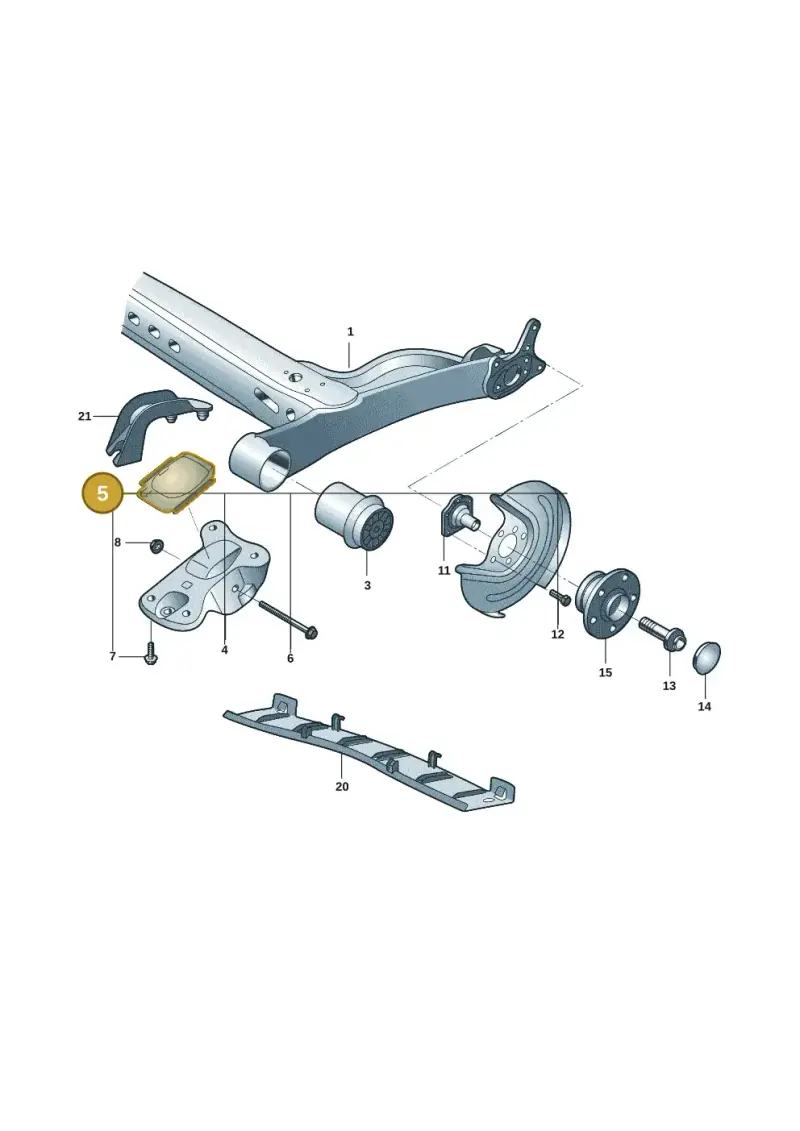 2Q0501475C — Volkswagen Lavida XR (2023-) diagram 67c500020, position 5
