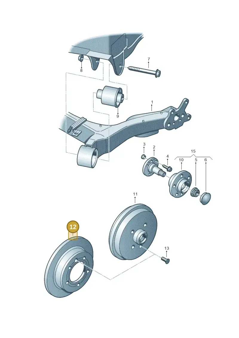 2Q0615601K — Volkswagen Polo Vivo (2017-) diagram 253500200, position 12