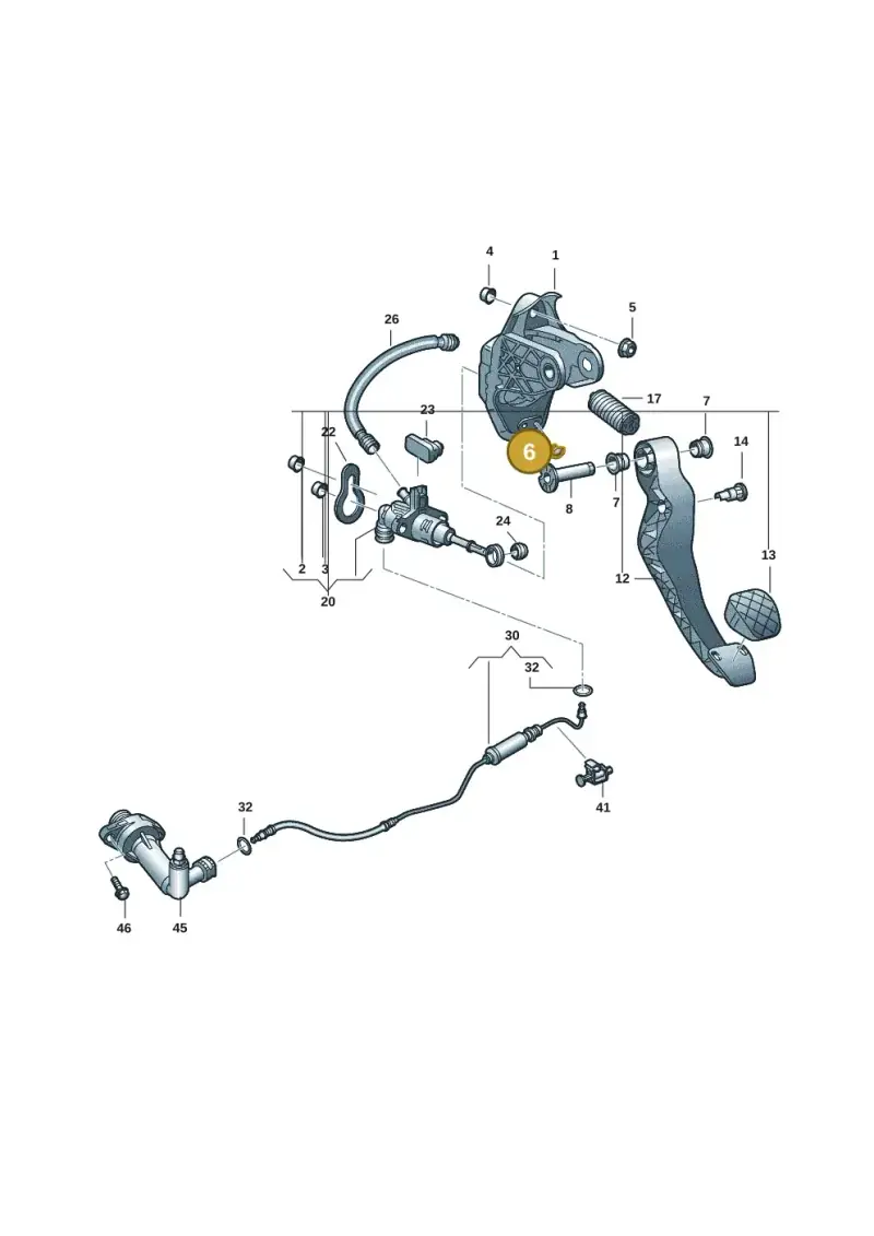 2Q0721381 — Volkswagen Lavida XR (2023-) diagram 62x721250, position 6