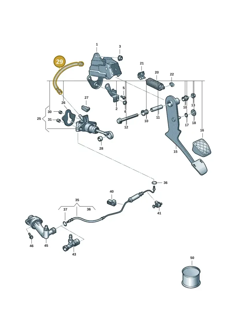 2Q0721453B — Volkswagen Virtus 1,0 (2022-) diagram 62i721250, position 29