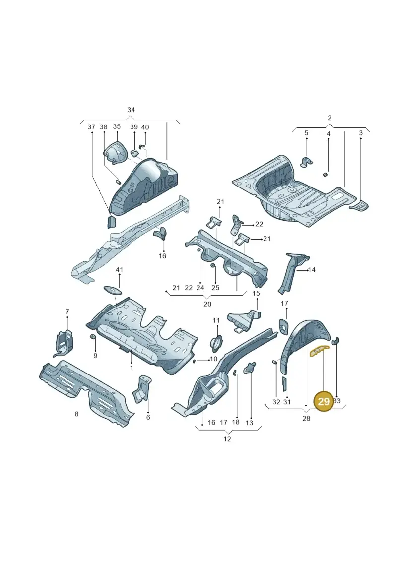2Q0802191 — Volkswagen Lavida XR (2023-) diagram 574803100, position 29