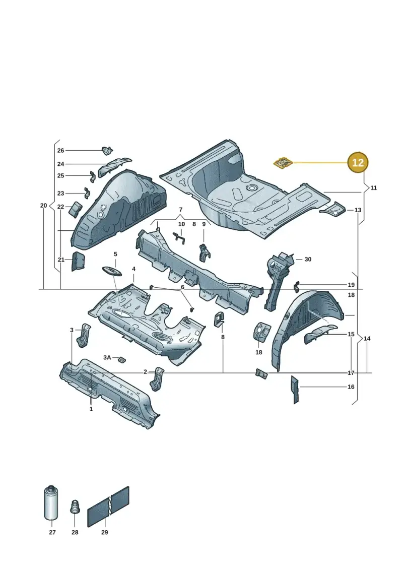 2Q0803274A — Volkswagen Taigun 1.0 (2021-) diagram 62t803030, position 12