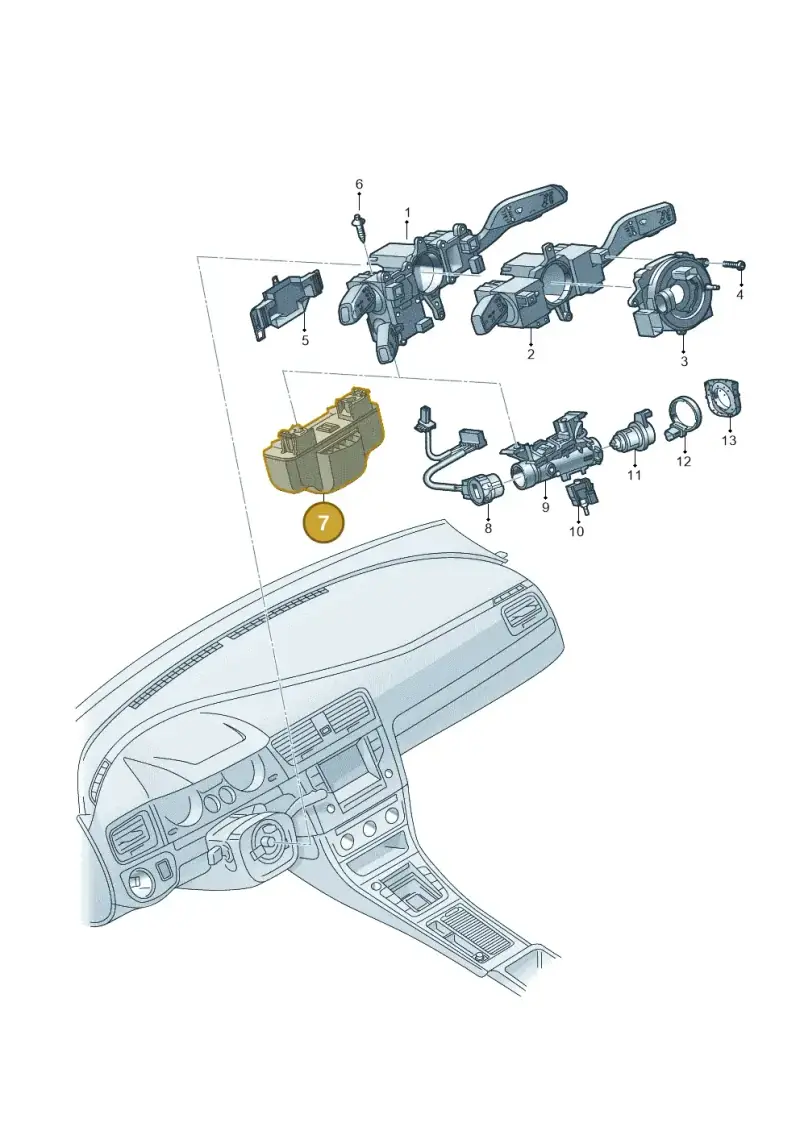 2Q0905861A — SEAT Arona (2017-) diagram 879953500, position 7