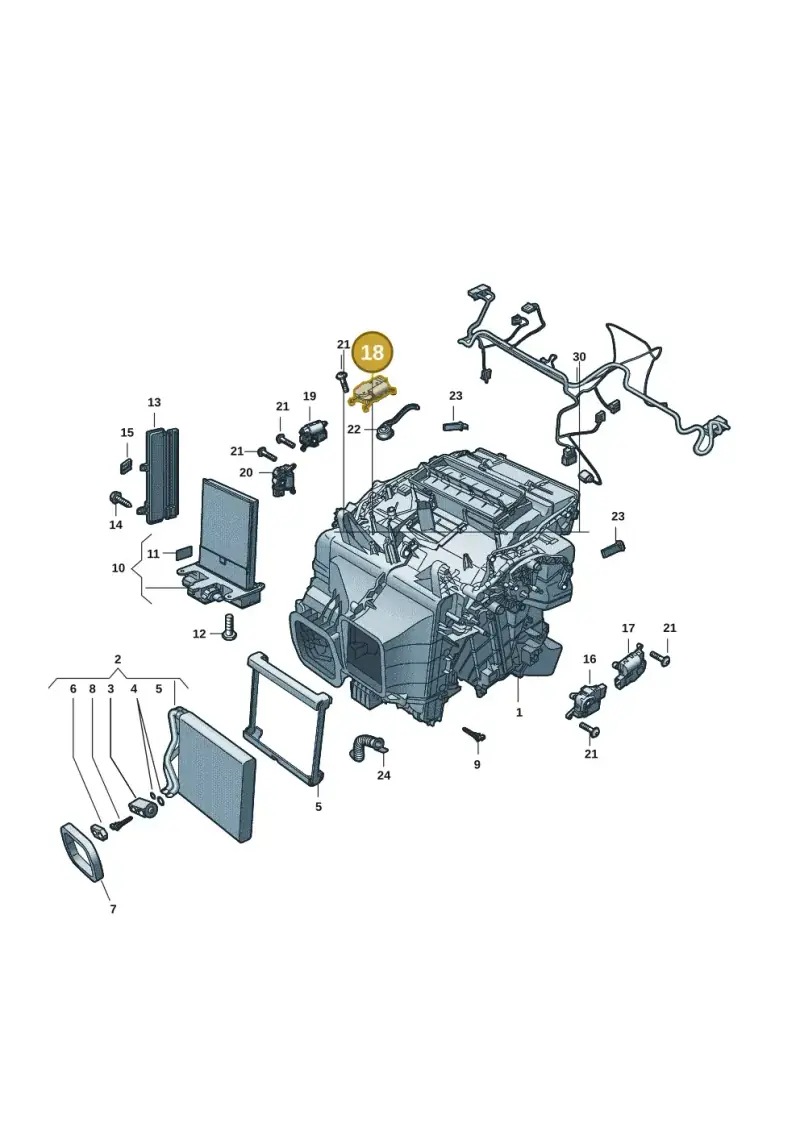 2Q0907511E — Volkswagen ID.7 Limousine Pro (2023-) diagram 10a820200, position 18