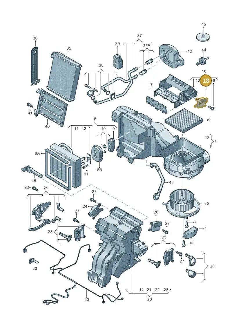 2Q0907511F — Volkswagen Multivan (2021-) diagram 827820200, position 18