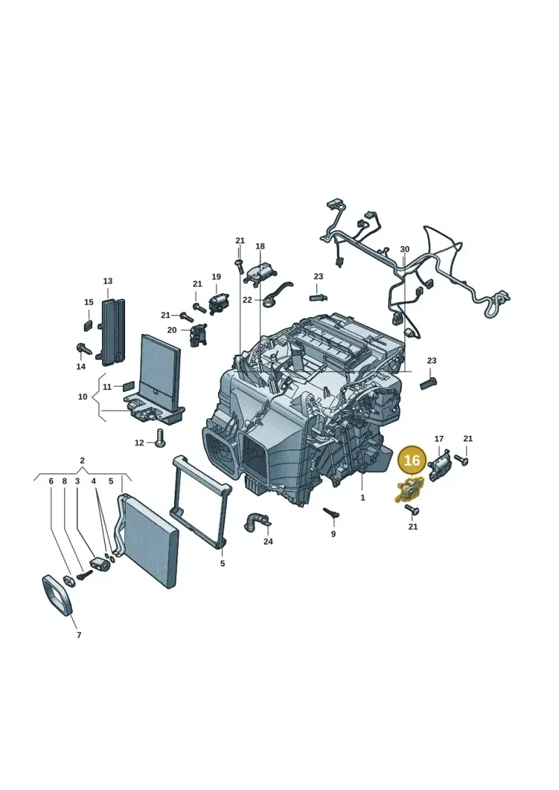 2Q0907511G — Volkswagen ID.7 Limousine Pro (2023-) diagram 10a820200, position 16