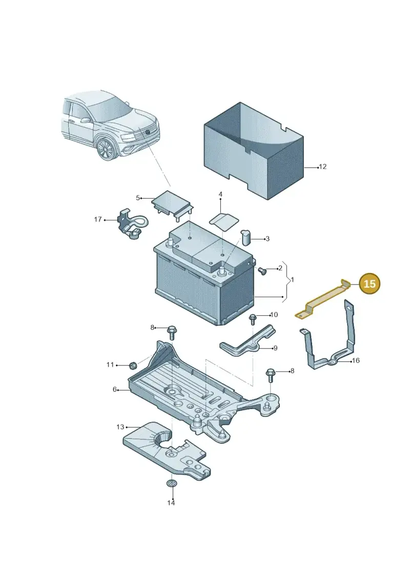 2Q0915313 — Volkswagen Lavida XR (2023-) diagram 427915000, position 15