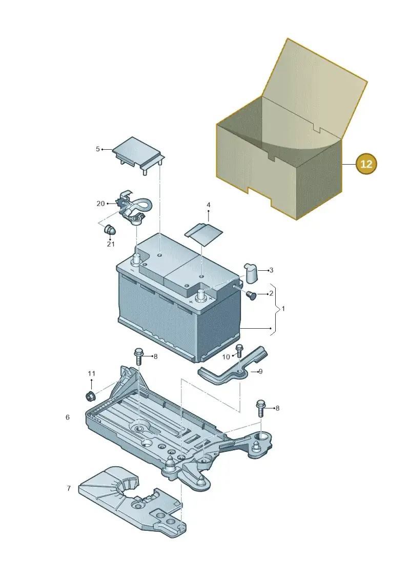 2Q0915418E — Skoda Octavia (2017-2020) diagram 753915000, position 12