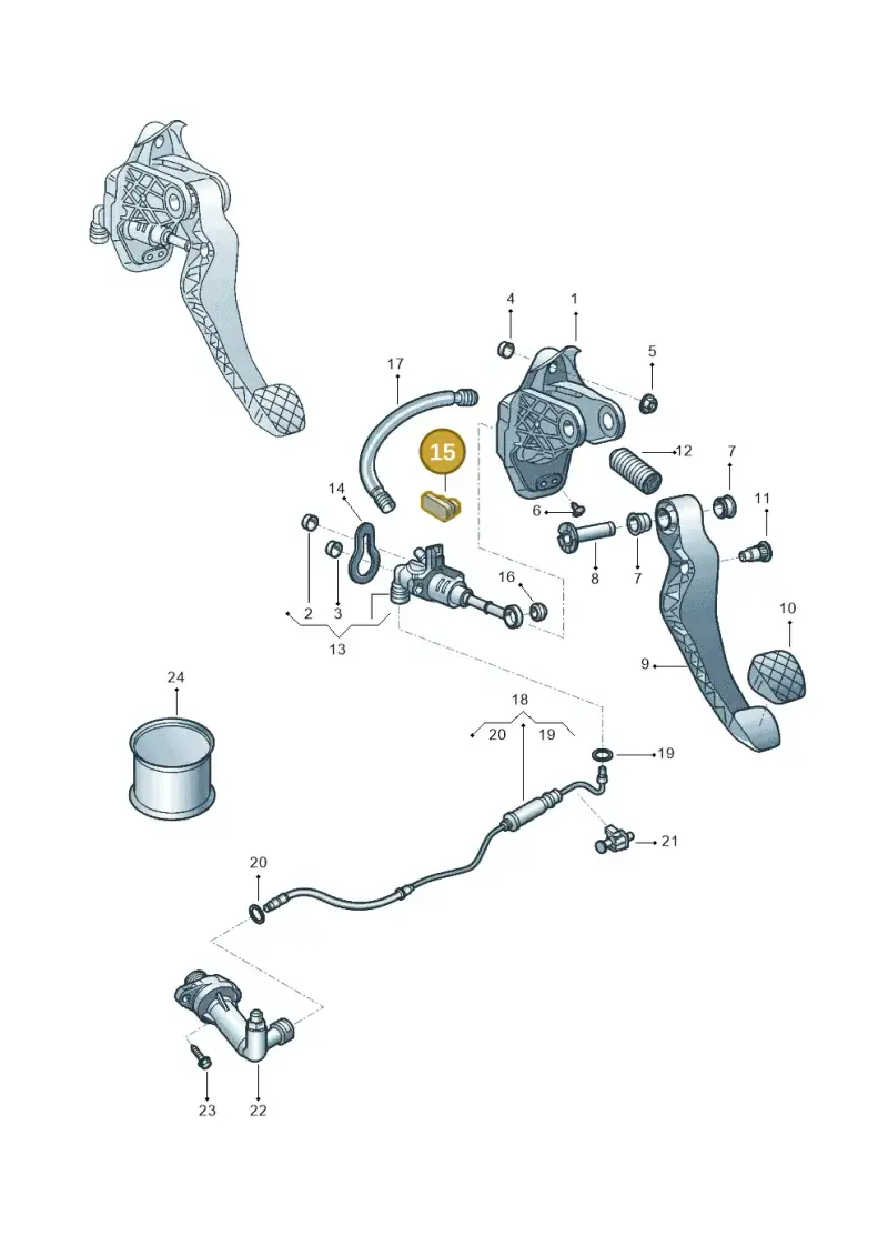 2Q0927810 — Volkswagen Polo Track (2023-) diagram 581721025, position 15
