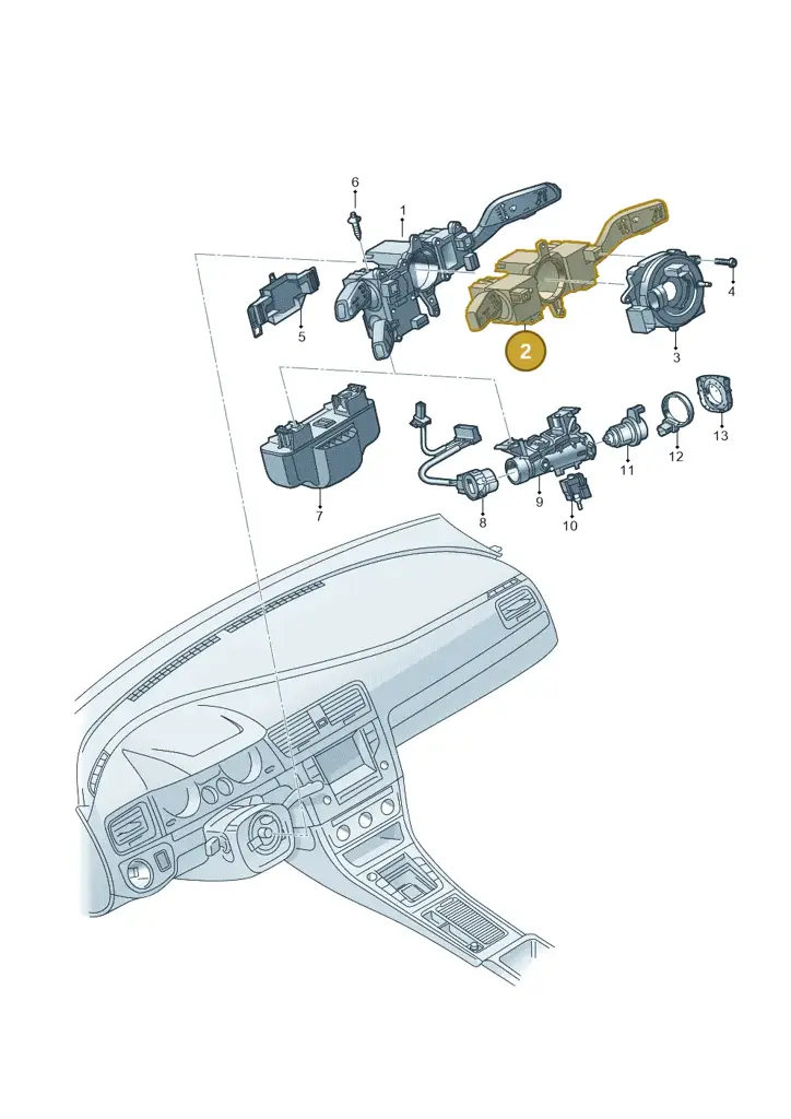 2Q0953513NIGI — SEAT Toledo (2015-2019) diagram 879953500, position 2