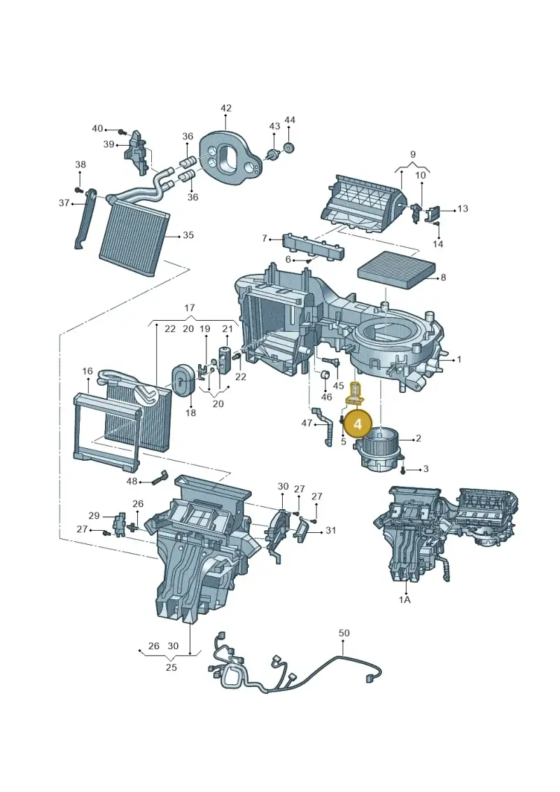 2Q0959263A — Volkswagen T-Cross (2019-) diagram 536820010, position 4