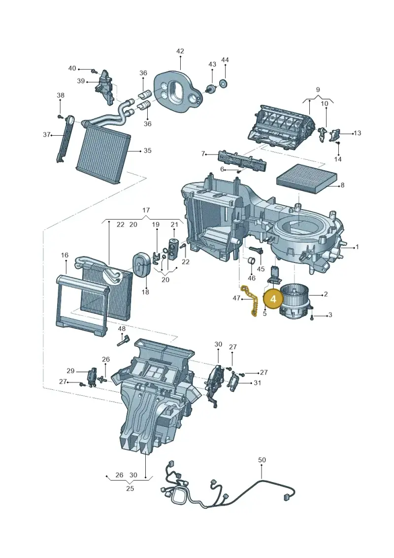 2Q0959263A — Volkswagen Polo (2019-) diagram 579820100, position 4