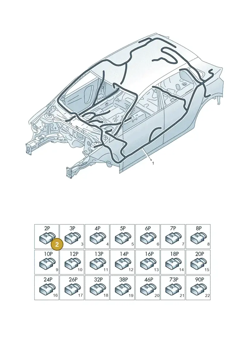 2Q0972702 — Volkswagen Polo (2017-2025) diagram 837971810, position 2