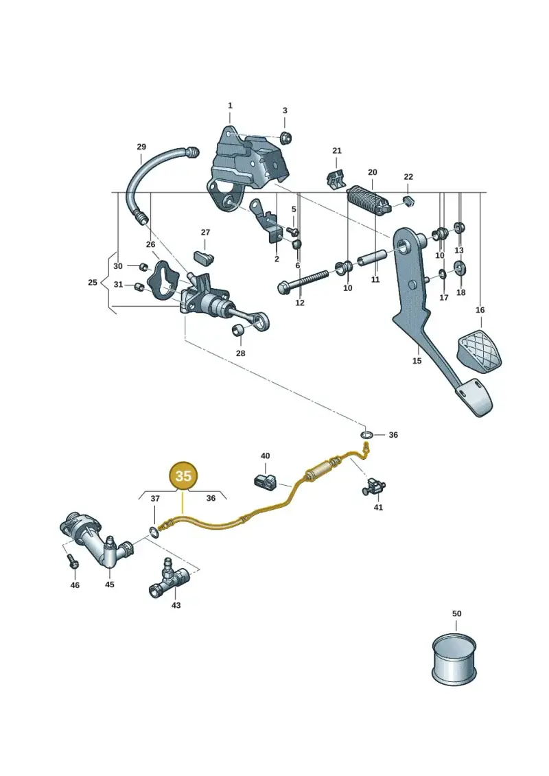 2Q1721465N — Volkswagen Virtus 1,0 (2022-) diagram 62i721250, position 35