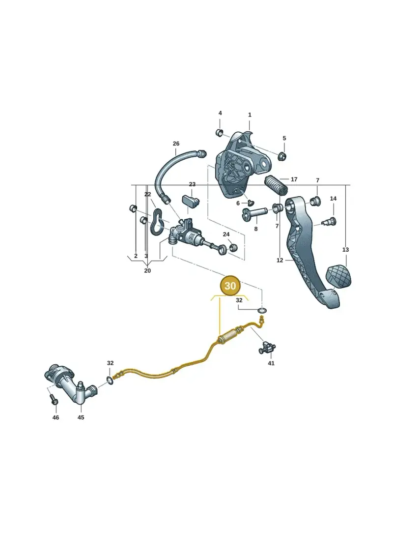 2Q1721465N — Volkswagen Lavida XR (2023-) diagram 62x721250, position 30