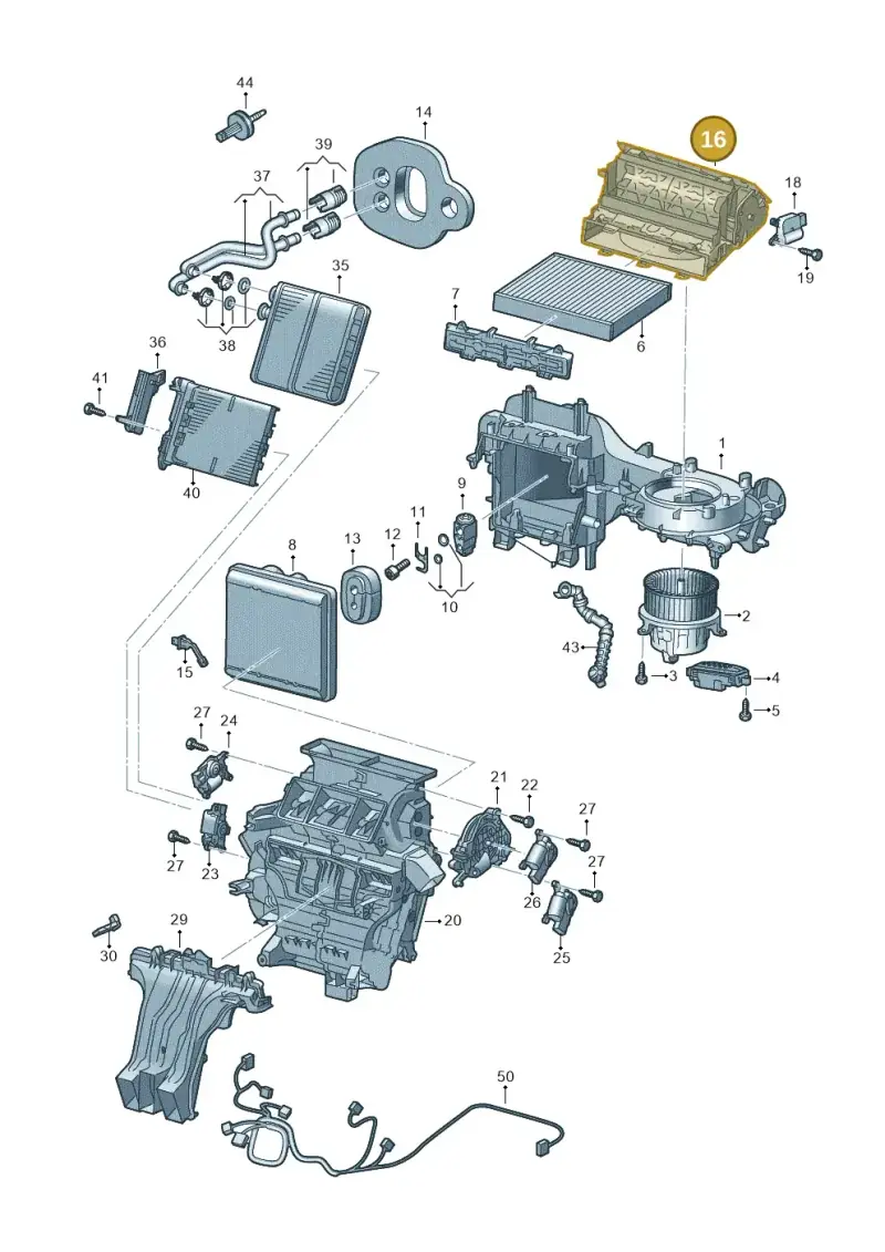 2Q1898304E — Audi A1 Sportback (2018-2025) diagram 837820200, position 16
