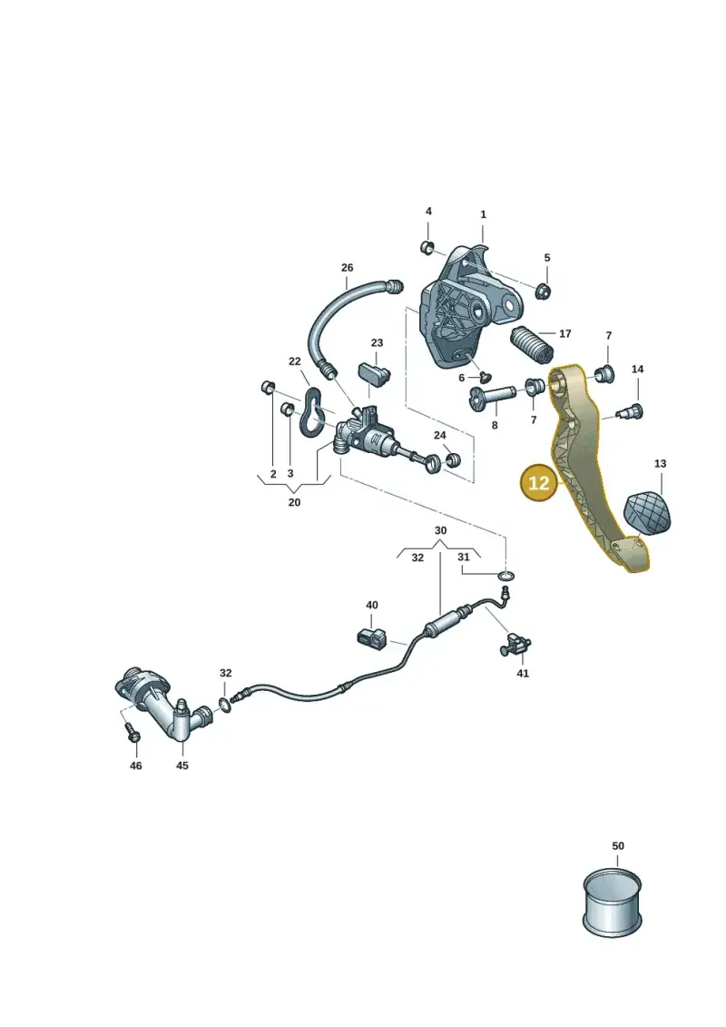 2Q2721321 — Volkswagen Taigo (2021-2024) diagram 2f0721000, position 12