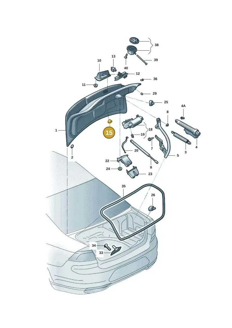 2SD827499 — Volkswagen Passat Pro (2024-) diagram 3jg827000, position 15