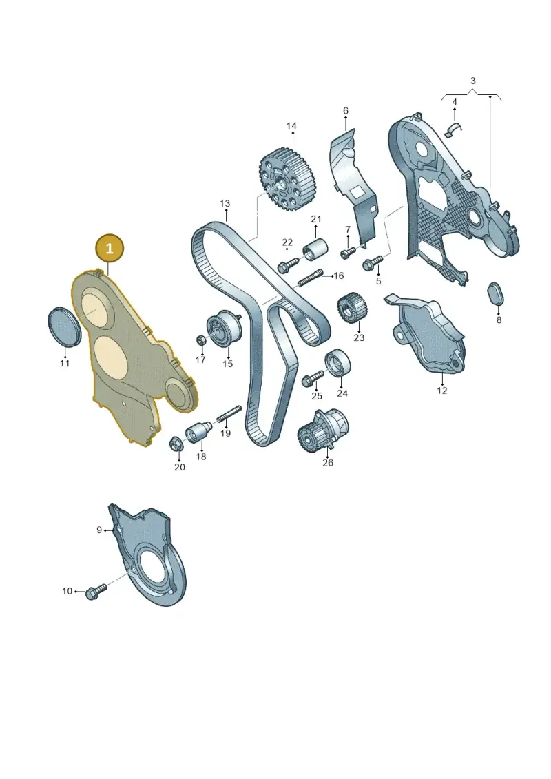 2X0109107 — Volkswagen Amarok twin cab (2022-) diagram 749109760, position 1