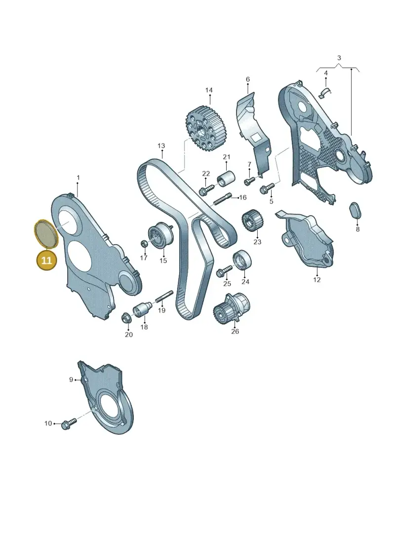 2X0109153 — Volkswagen Amarok twin cab (2022-) diagram 749109760, position 11