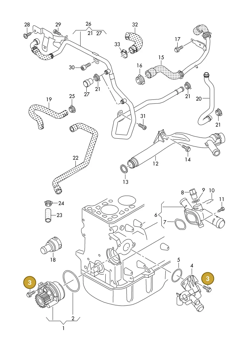 2X0109177 — Volkswagen DIES.-IND.-MOT.1,9>2,0 08> (2007-) diagram 425121290, position 3