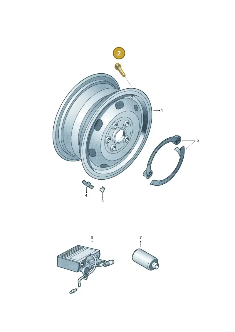 311601361 — Volkswagen Amarok twin cab (2022-) diagram 723601120, position 2