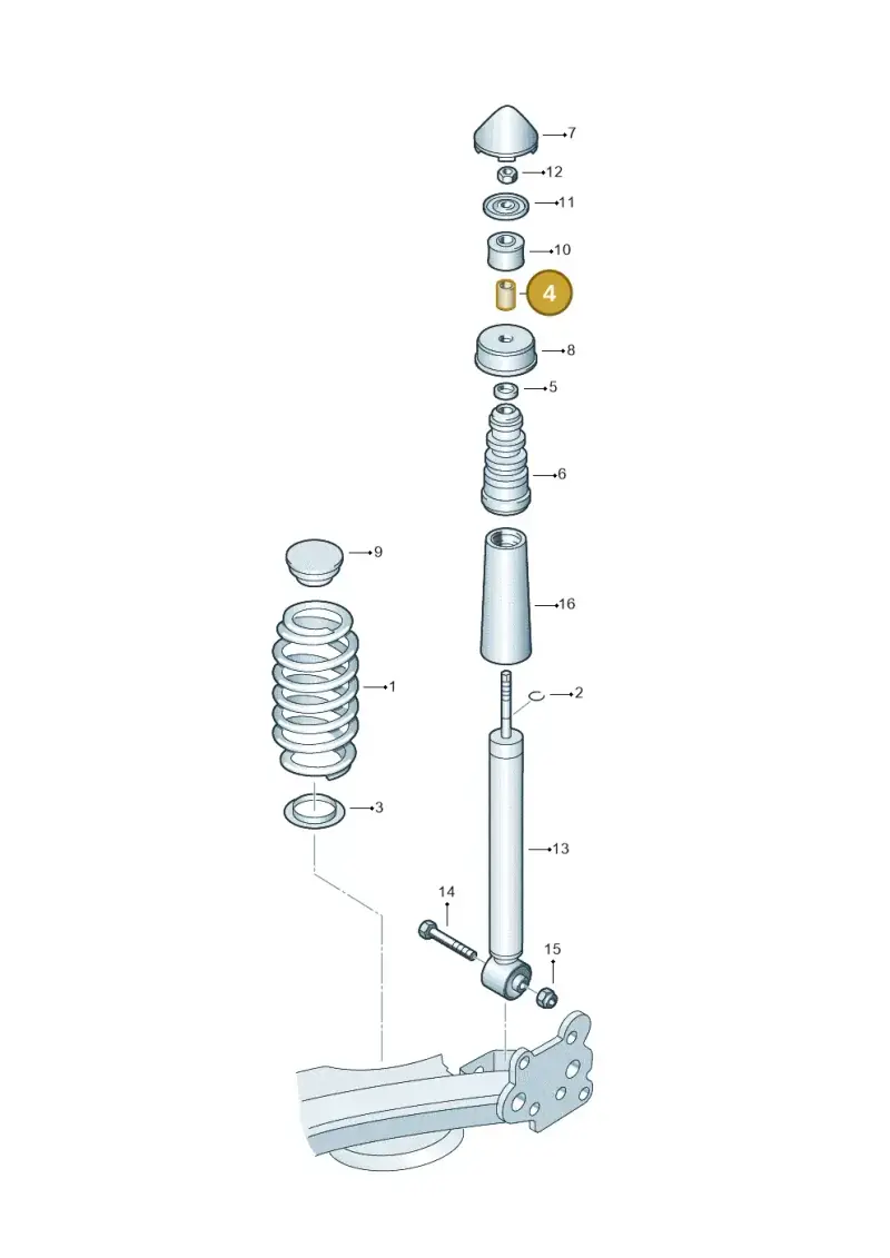 321512117A — Volkswagen LUPO/3L TDI (2003-2005) diagram 231511100, position 4