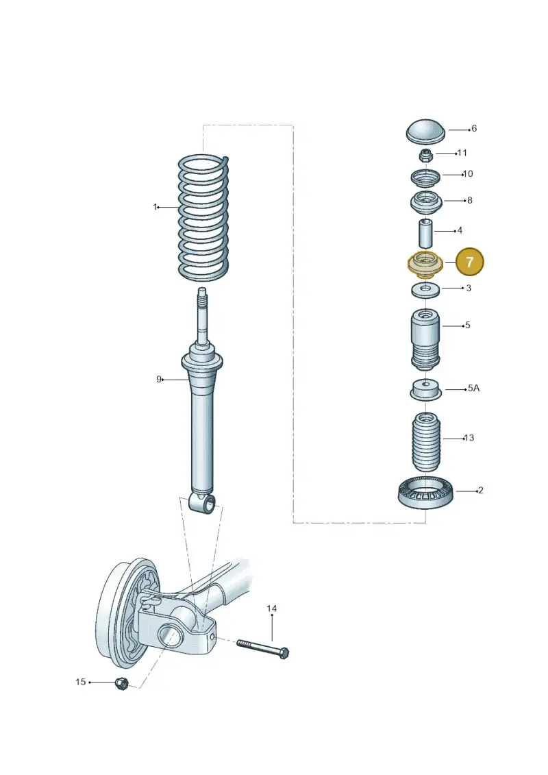 321512333 — Volkswagen Voyage (2016-2023) diagram 565511000, position 7