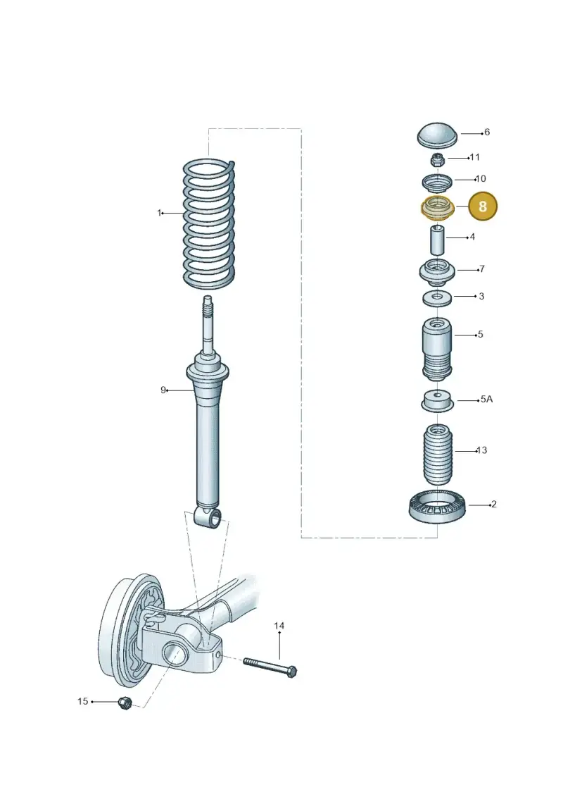 321512335 — Volkswagen Voyage (2016-2023) diagram 565511000, position 8