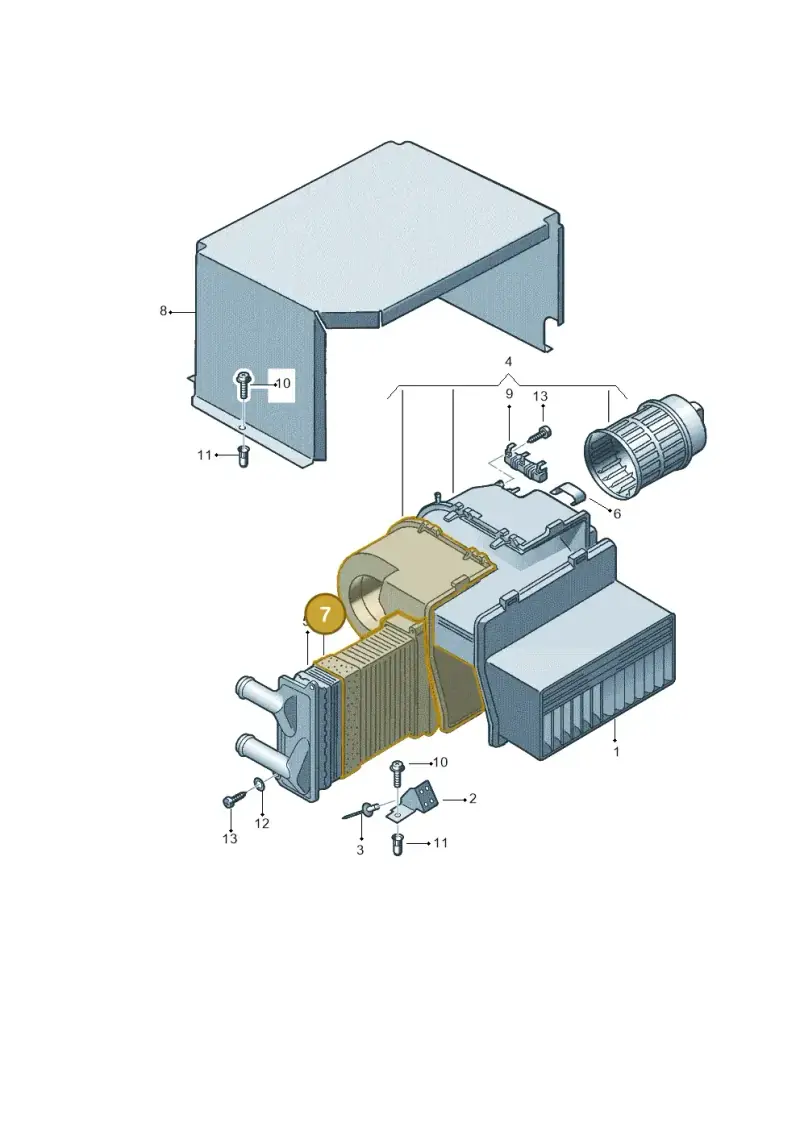321819109 — Volkswagen Single-cab transp. (2019-2024) diagram 411819700, position 7