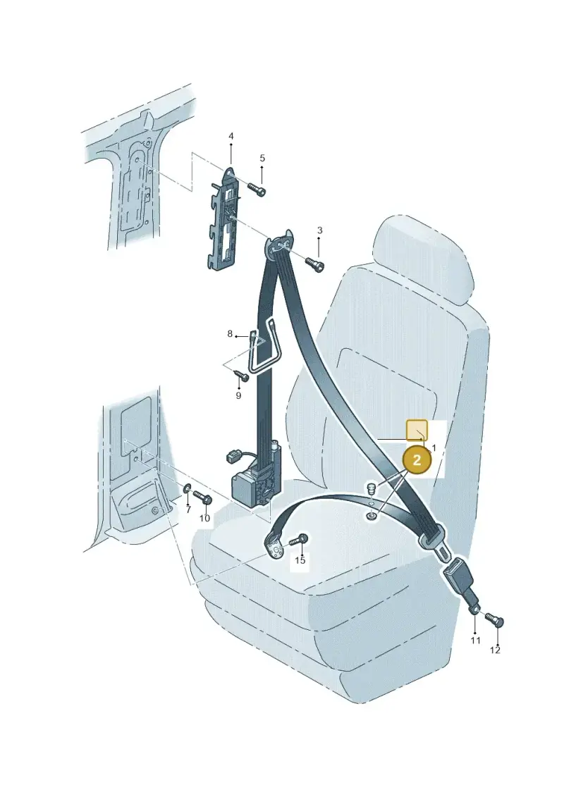 321857720 — Volkswagen California Camper (2015-2019) diagram 410857600, position 2