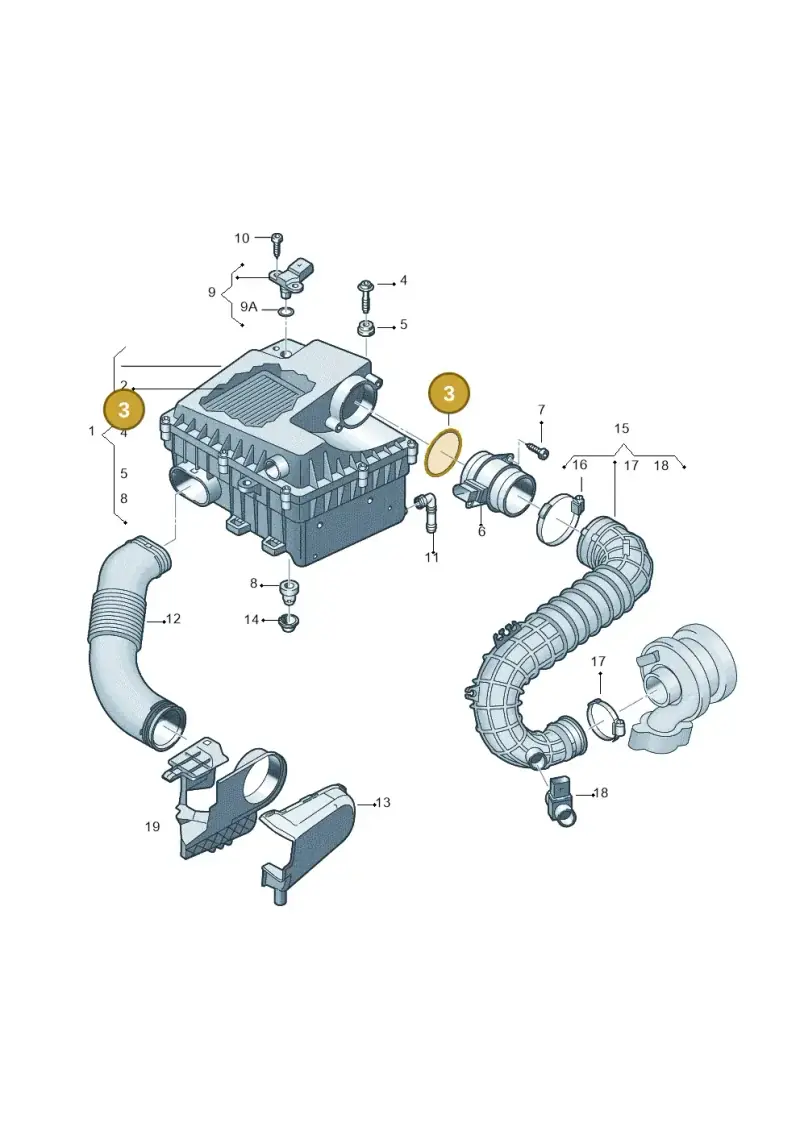 357129625A — Volkswagen Amarok twin cab (2022-) diagram 894129000, position 3