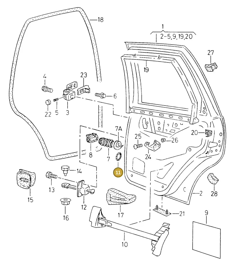 357971908 — Volkswagen POLO CLASSIC           06> (2005-) diagram 138833100, position 11
