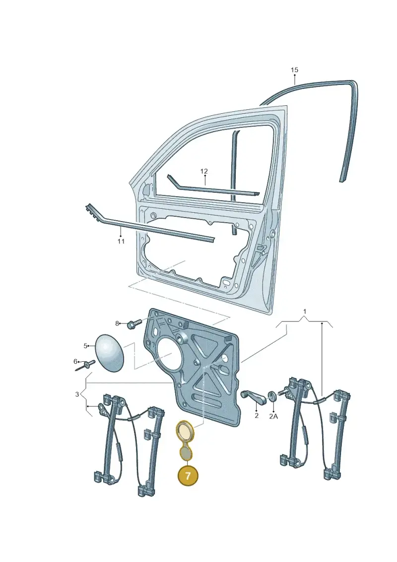 357971908 — Volkswagen TRANSPORTER/4MOTION    07 (2006-2007) diagram 410837600, position 7