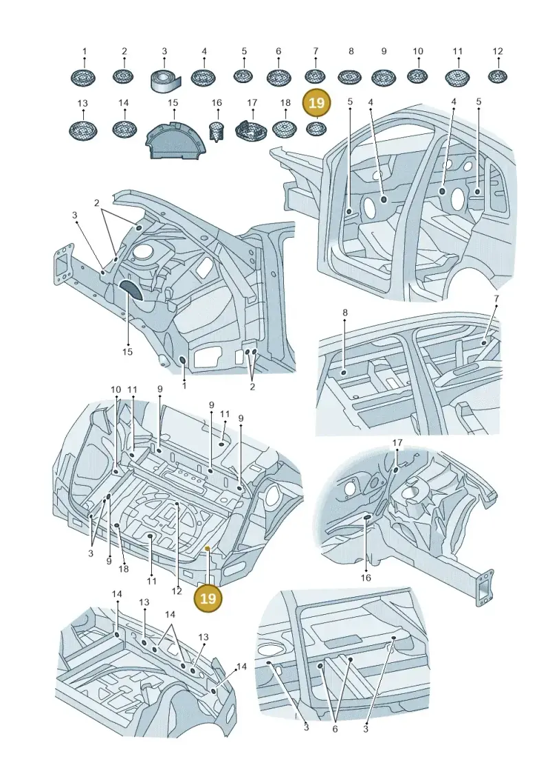 357971908B — Audi Q5 (2016-2025) diagram 896803350, position 19