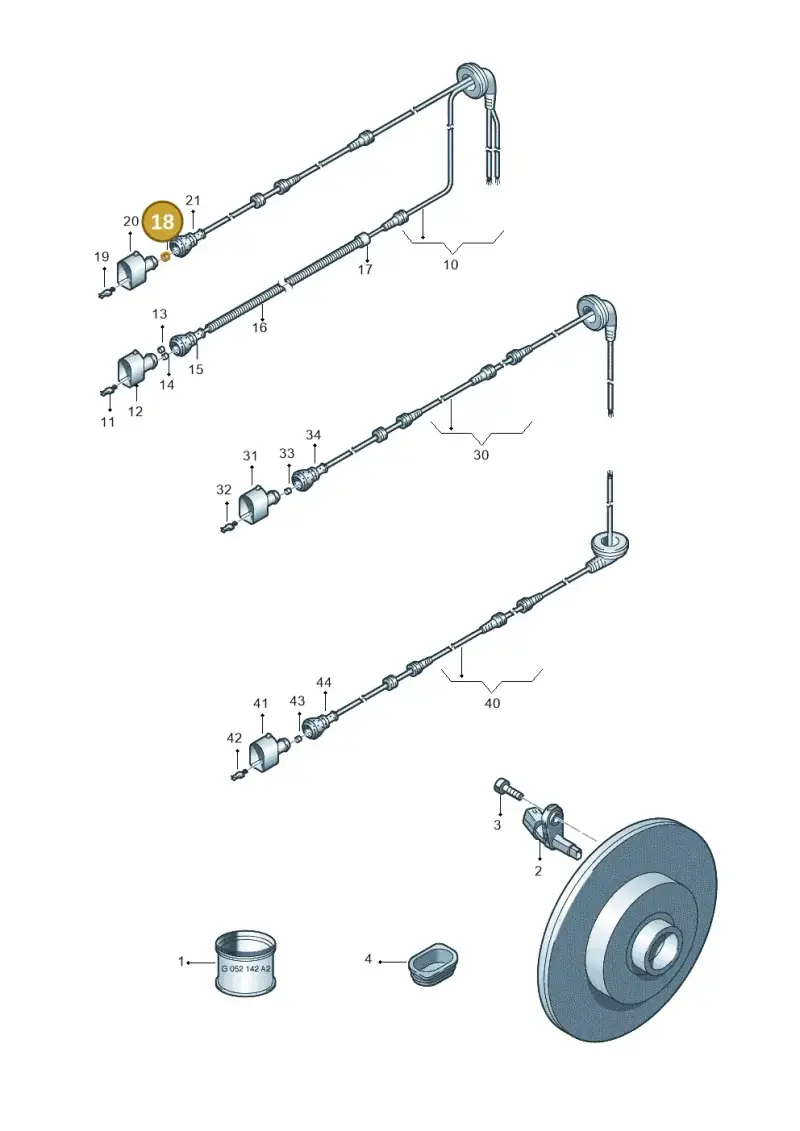 357972740D — SEAT Altea XL Reference (2010-2013) diagram 409927010, position 18