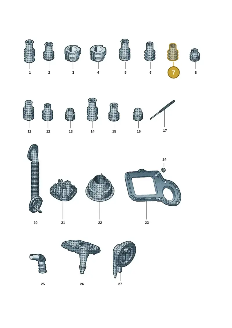 357972741B — Audi Q6 e-tron (2023-2025) diagram f5s971815, position 7