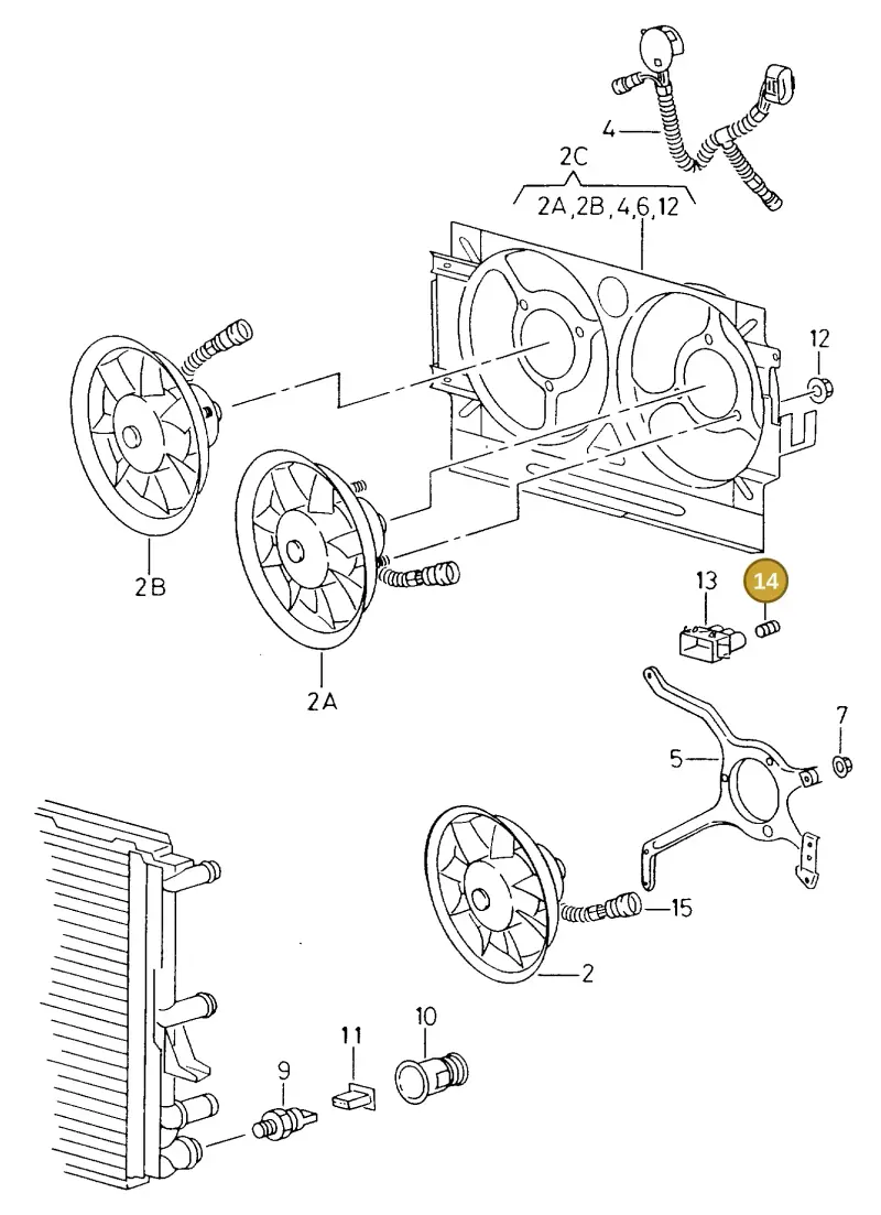 357972742A — SEAT IBIZA (1999-2002) diagram 238959500, position 14