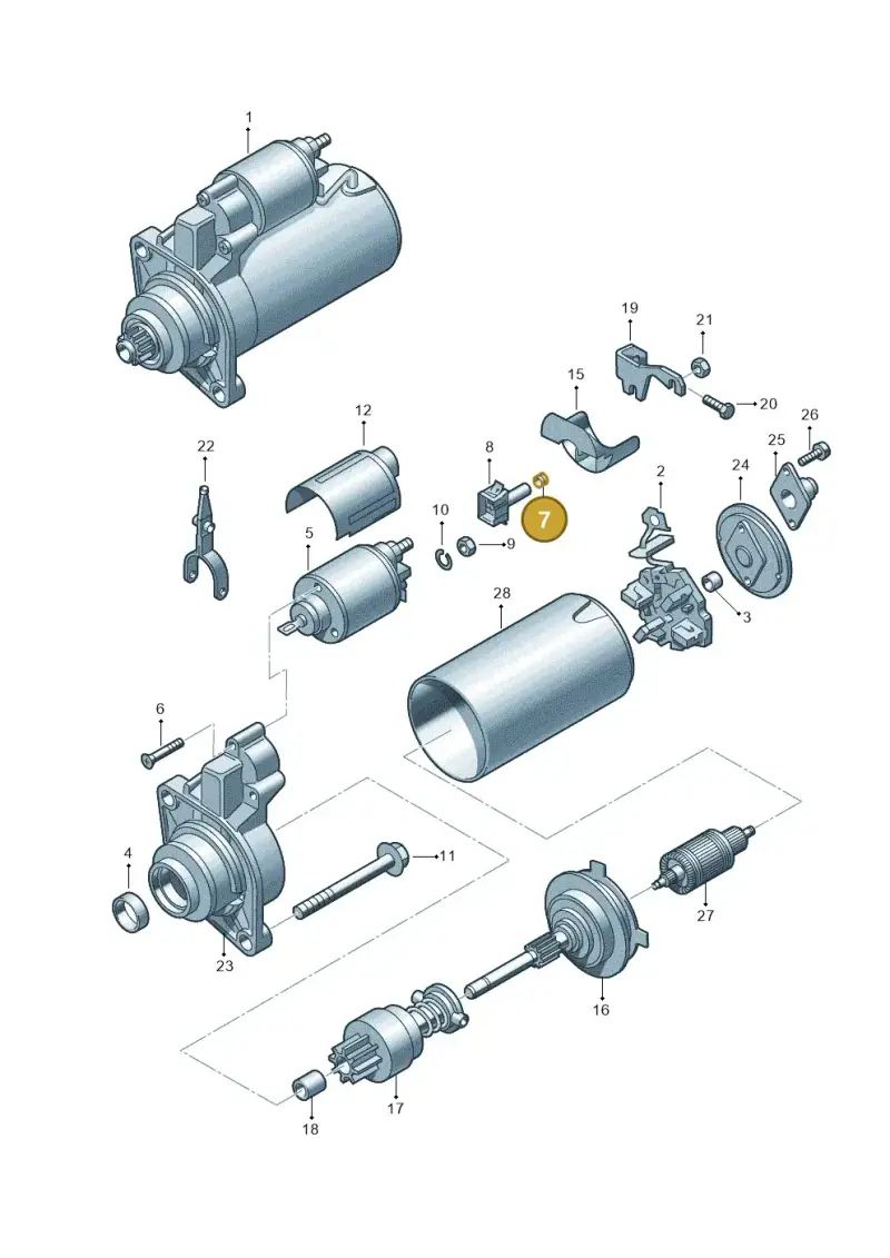 357972742C — SEAT TOLEDO/LEON/LEON-4 (2001-2006) diagram 176911000, position 7