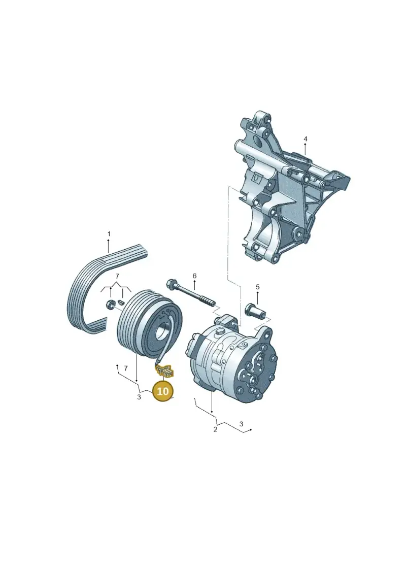 357972762 — Volkswagen Jetta Wagon            02 (2001-2002) diagram 267260200, position 10