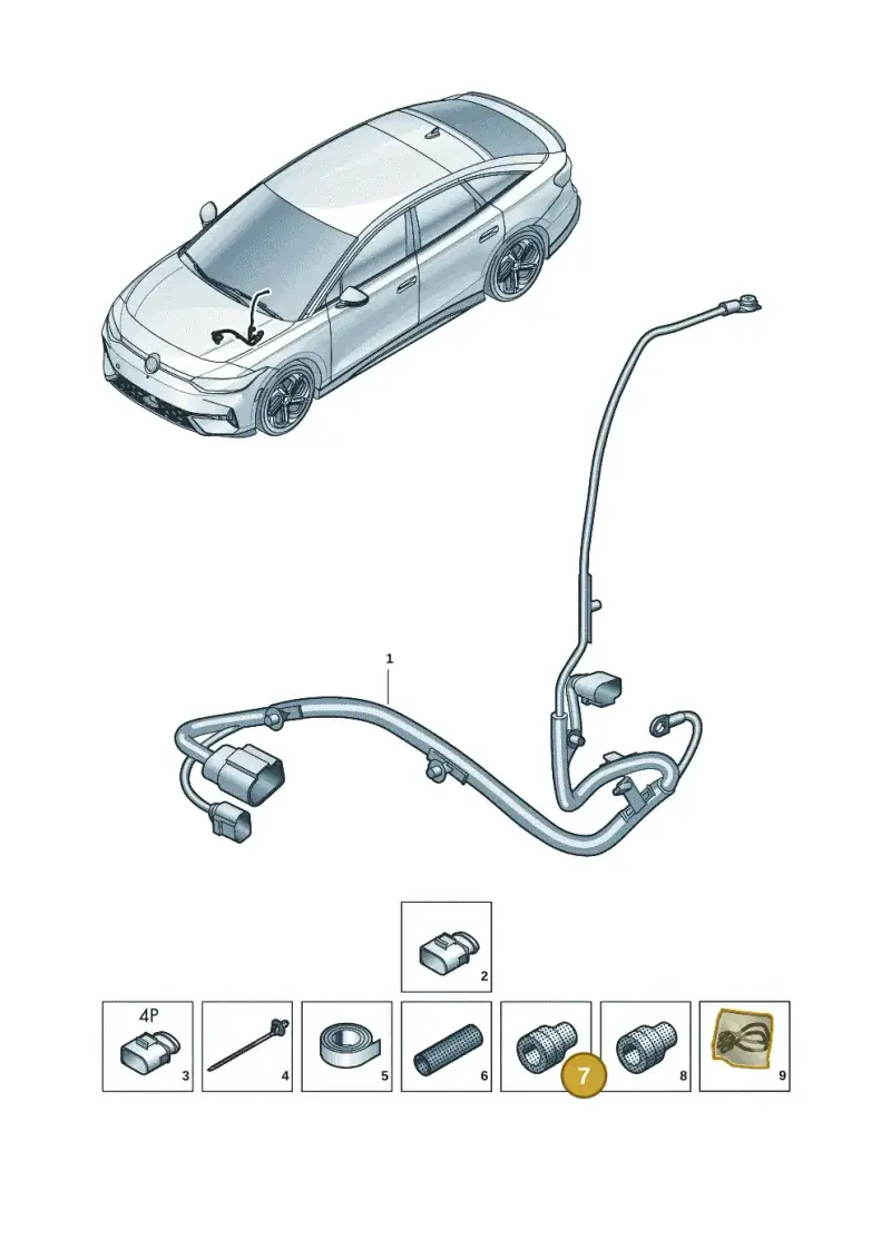 357972840 — Volkswagen ID.7 (2023-2025) diagram 14b971700, position 7