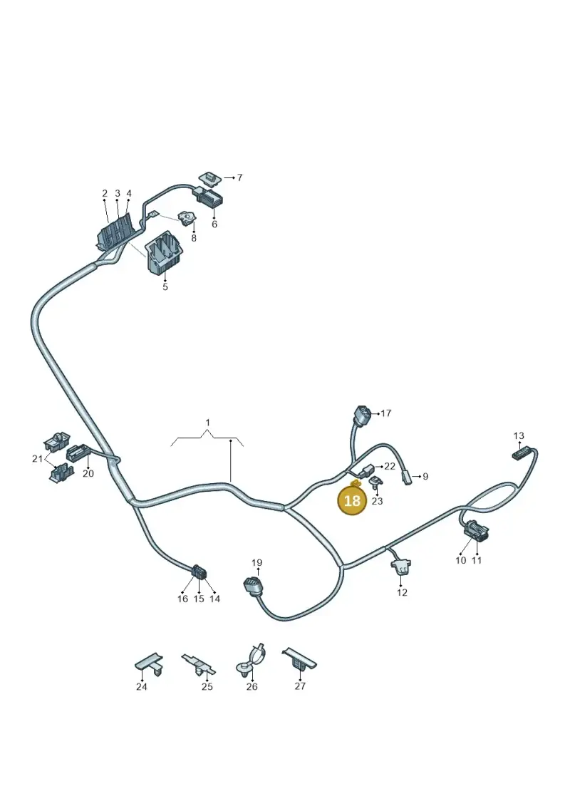357972840 — Audi Q4 Sportback (2021-2025) diagram 89a972499, position 18