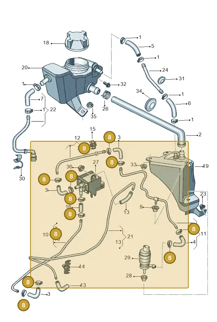 377201193B — Volkswagen Polo (2011-2014) diagram 345201750, position 8