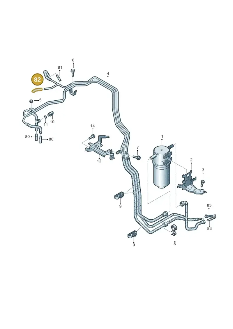 377201193B — Volkswagen Amarok twin cab (2009-2012) diagram 683127400, position 82